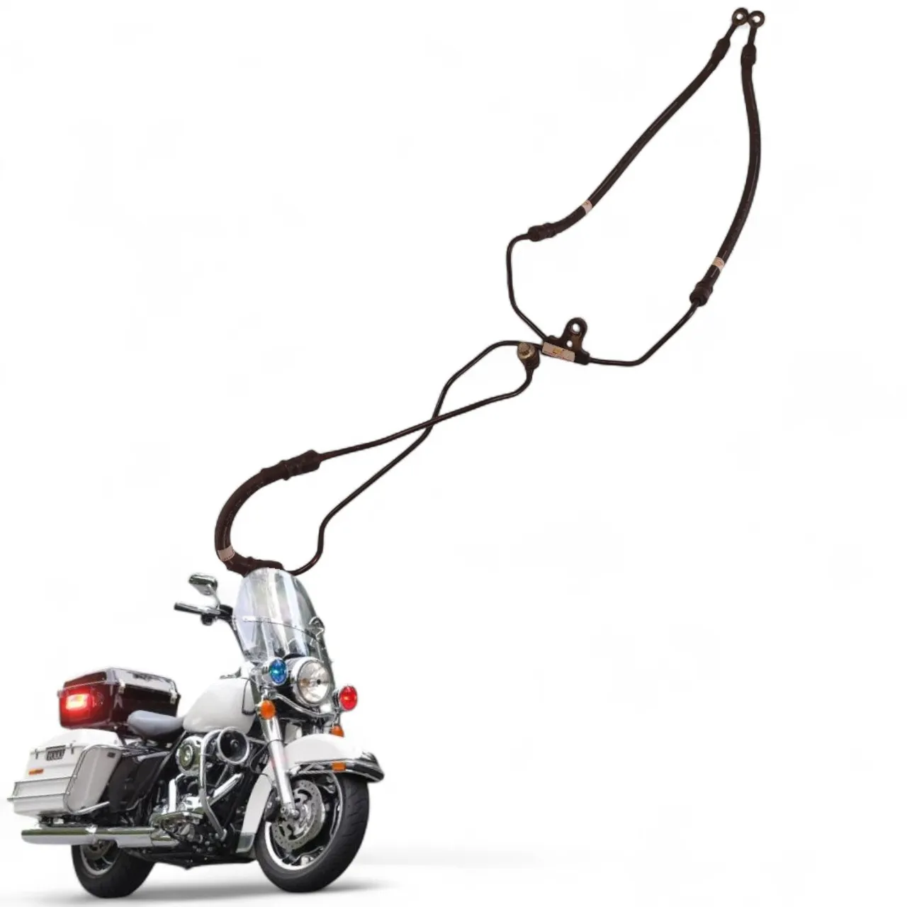Flexível Freio Dianteiro Harley Road King Police 07 08 09 10