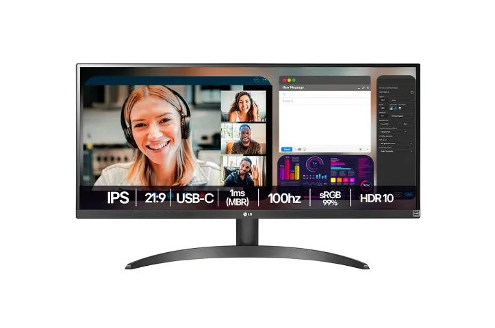 Monitor LG UltraWide, 29 pol.,, HDR10, sRGB 99%, 100Hz, 29WQ500, Novo, Lacrado