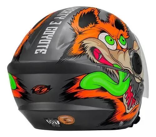 Capacete Moto - Coyote - Novo - Foto 3