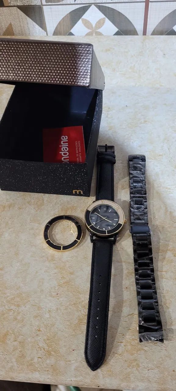 Relógio  Mondaine Feminino Redondo de Pulseiras - Foto 2