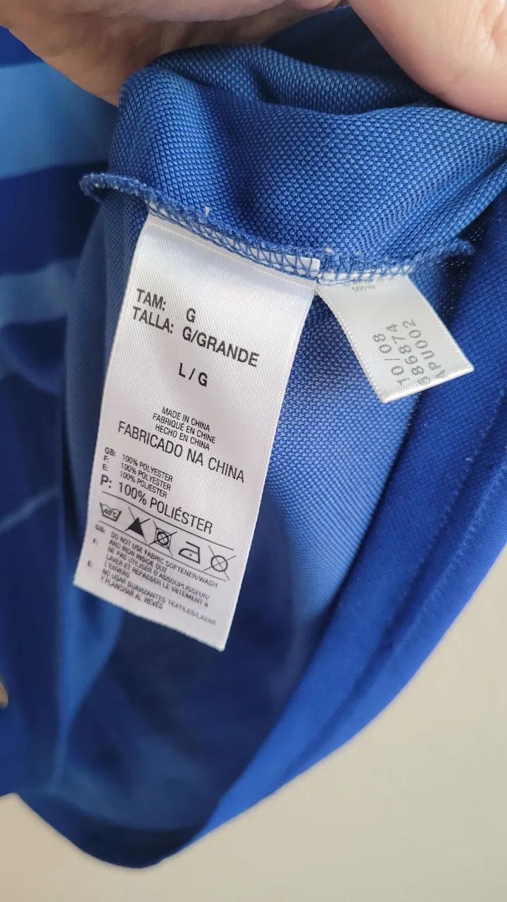 camisa seleção francesa Adidas original futebol  - Foto 6