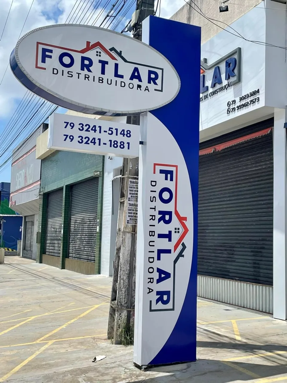 Loja material de construção com ponto e estoque