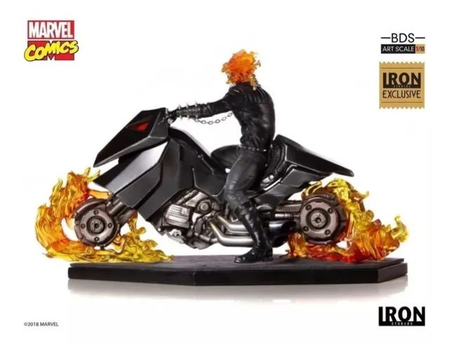 Motoqueiro Fantasma Iron Studios 1.10 - Foto 4
