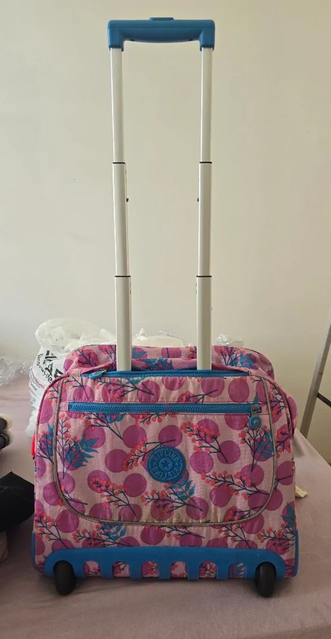 Mala de Rodinhas Kipling Floral - Foto 3