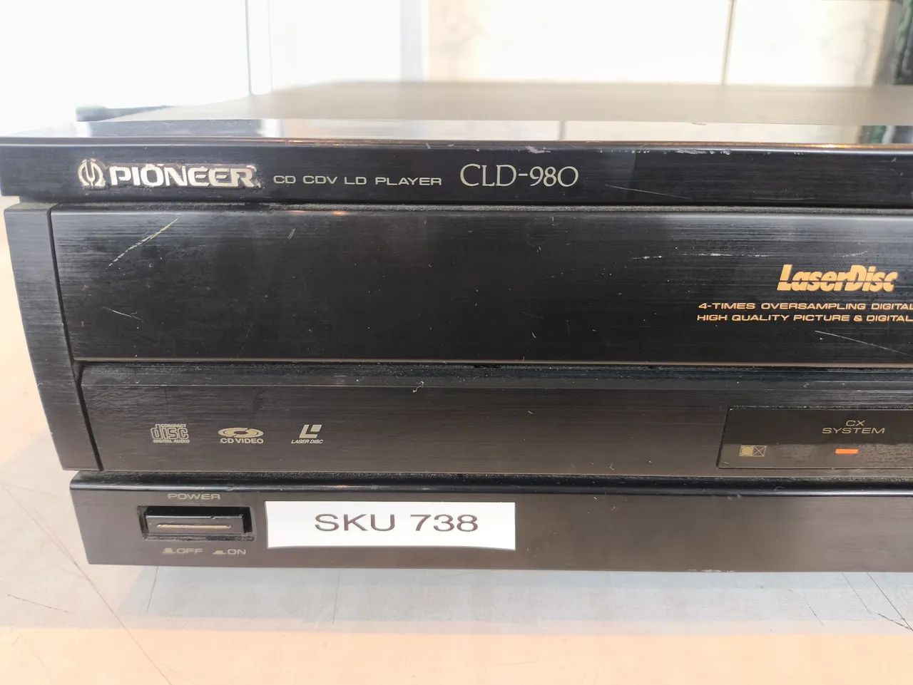 Antigo laserdisc pionner CLD - 980 PARA PEÇAS OU POSSÍVEL RESTAURO  - Foto 5
