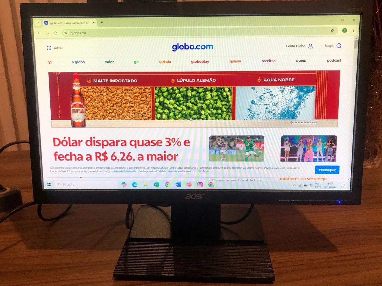 Monitor Acer LCD 20 polegadas - Foto 2