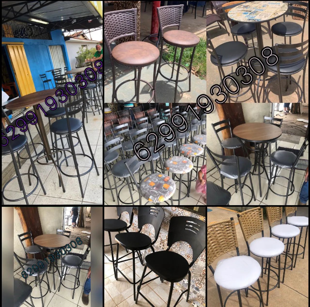 Banquetas banqueta de qualidade mesas e cadeiras resistêntes  - Foto 4