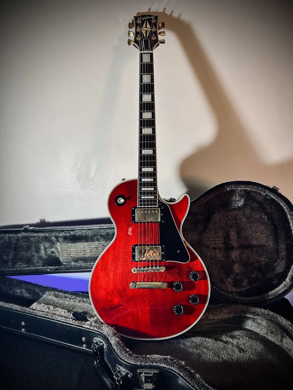 Epiphone Made in Japan Les Paul Custom Gibson Headstock Lpc-80