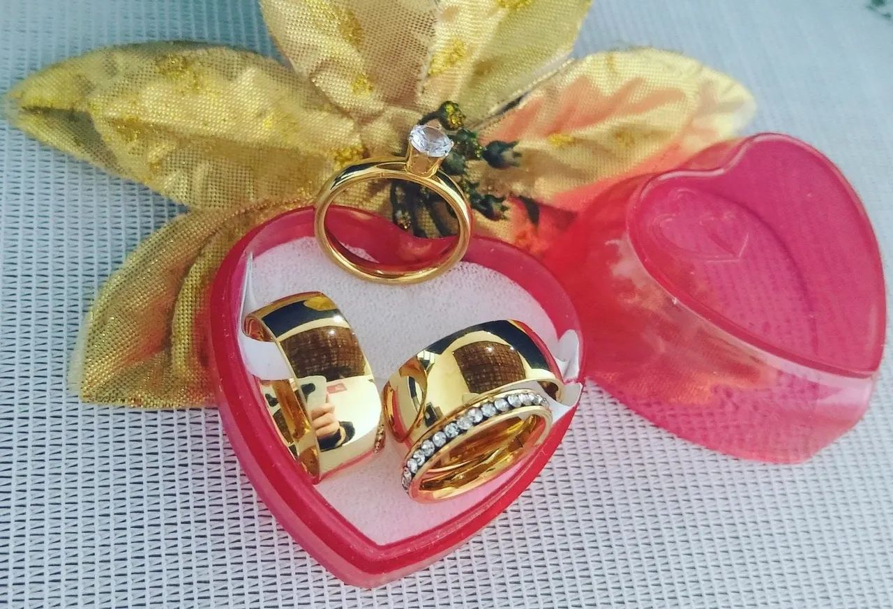 COMBO 4 PEÇAS NOIVADO E CASAMENTO 