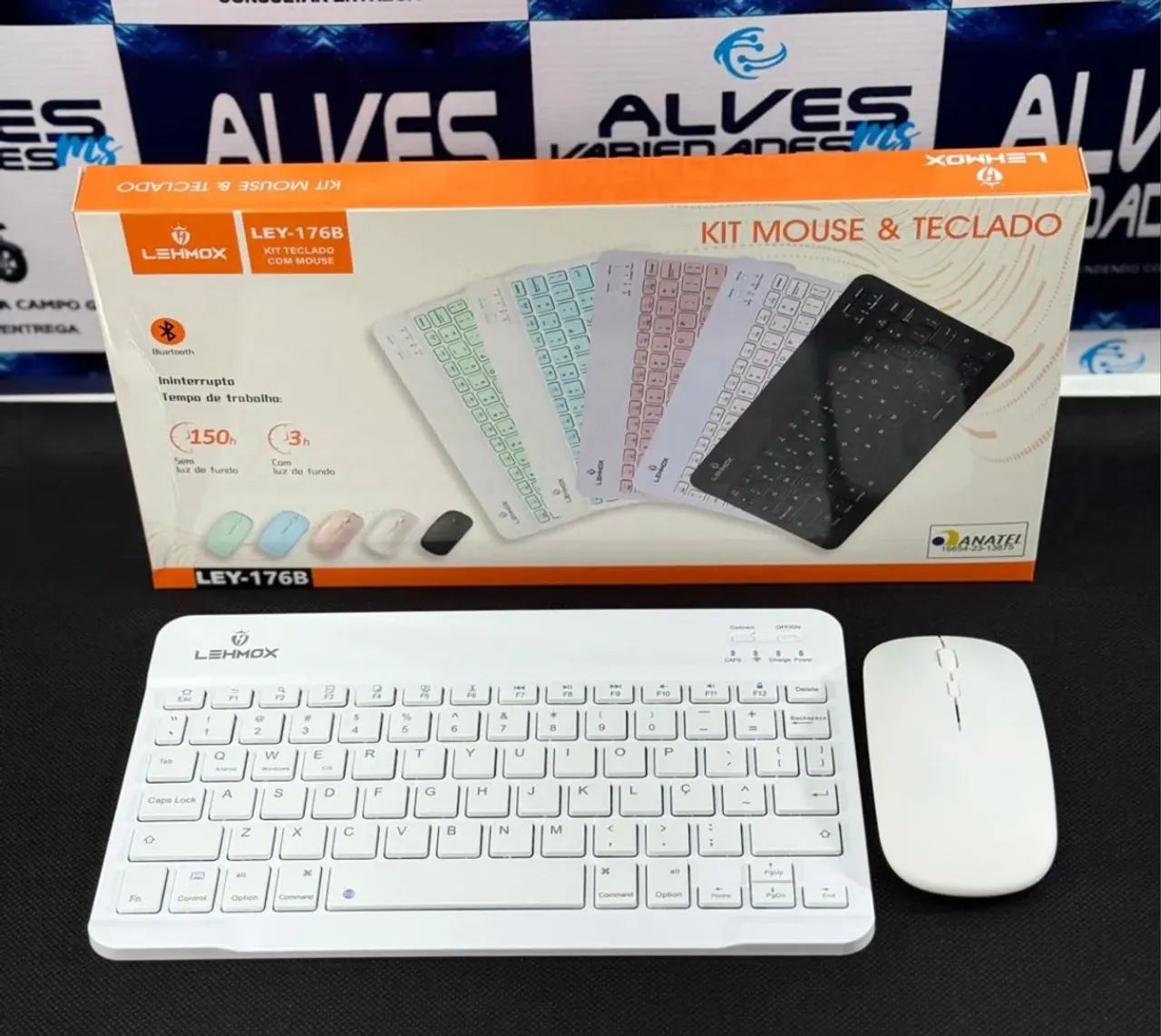 Kit Teclado e Mouse sem Fio LEHMOX LEY-176B - Foto 2