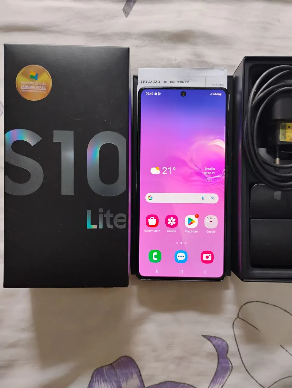 Celular usado Samsung S10 lite 2020 em ótimo estado