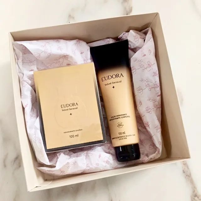 Kit Presente Eudora Velvet Sensual Perfume + Hidratante - Foto 3