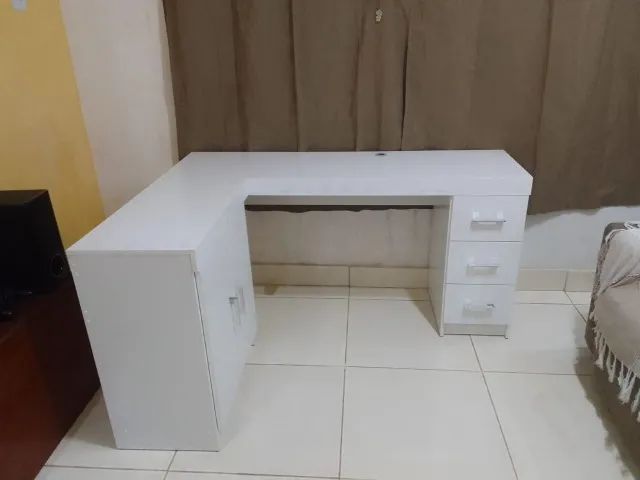 Mesa em L para escritório  - Foto 3