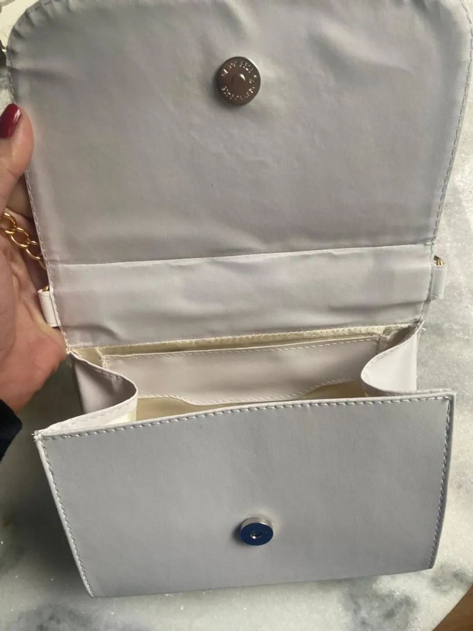 Bolsa pequena branca - Foto 2