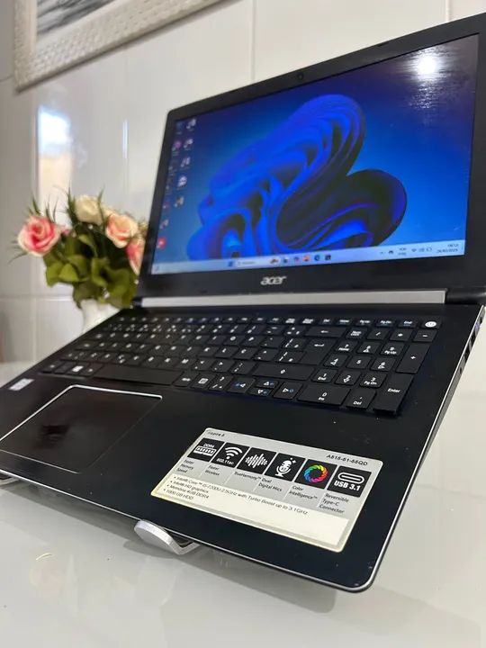 NOTEBOOK ACER I5-7200U, 8GB RAM, SSD 256GB - Foto 4