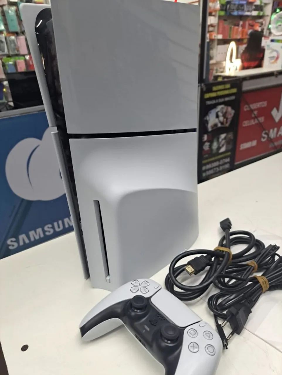 PlayStation 5 (PS5) slim com leitor 1 tera