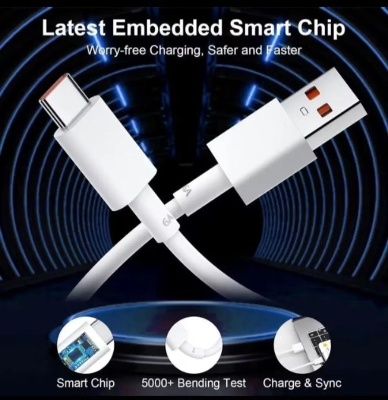 Carregador para celular xiaomi 67w carga  tipo Crapida novo entregamos  - Foto 2