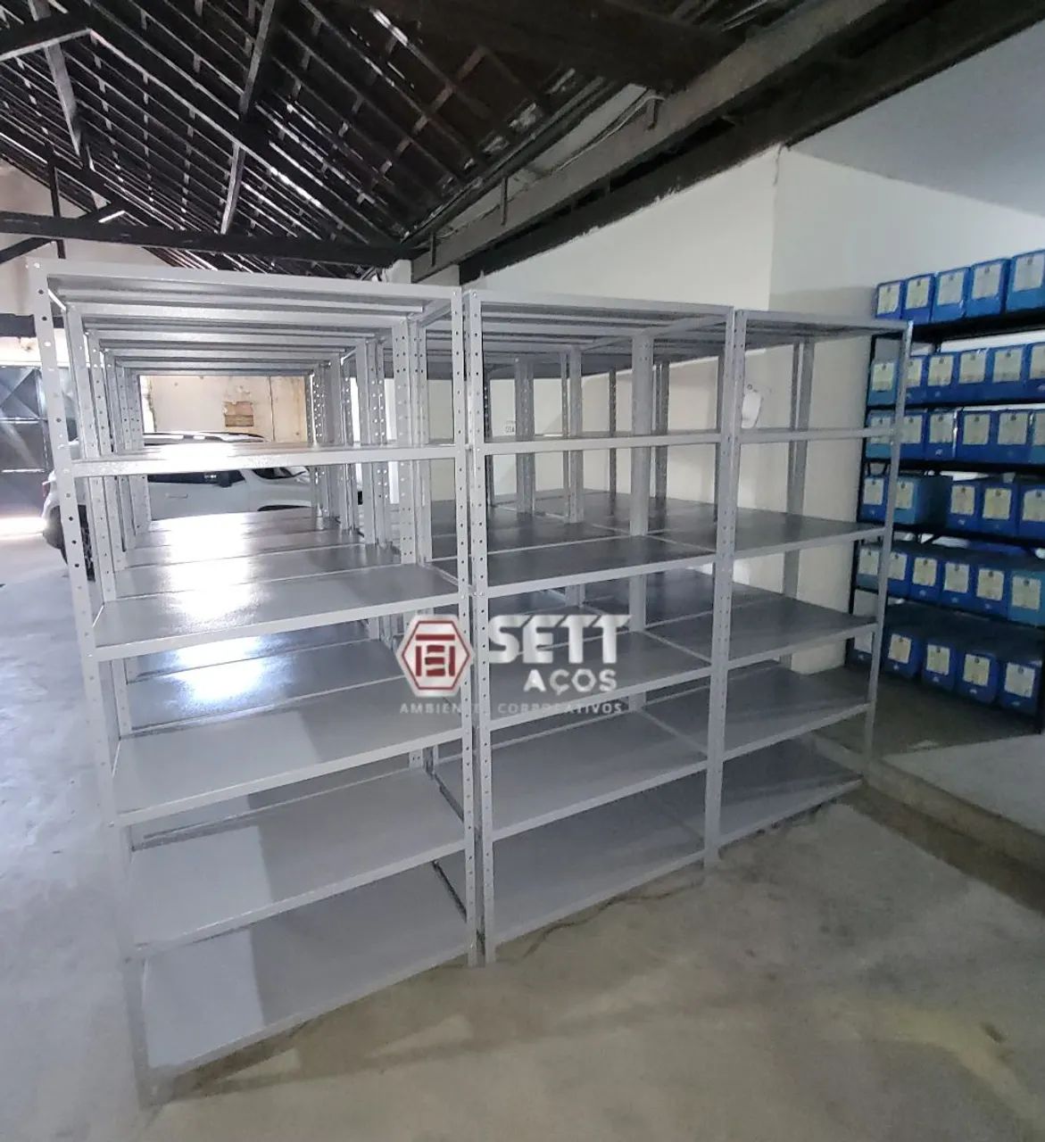 Prateleiras de Aço Reforçadas