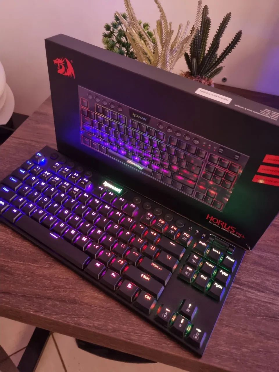 Teclado Mecânico Wireless Horus K621-RGB 