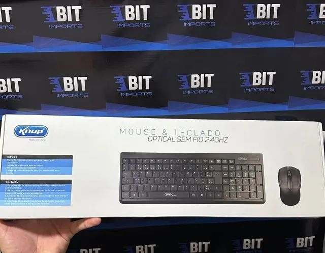 KIT Teclado e Mouse Sem Fio KNUP | Alta Velocidade | Novo Lacrado | Garantia