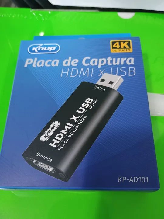 Placa de captura de vídeo HDMI x USB / SUPER OFERTA IMPERDÍVEL  - Foto 2