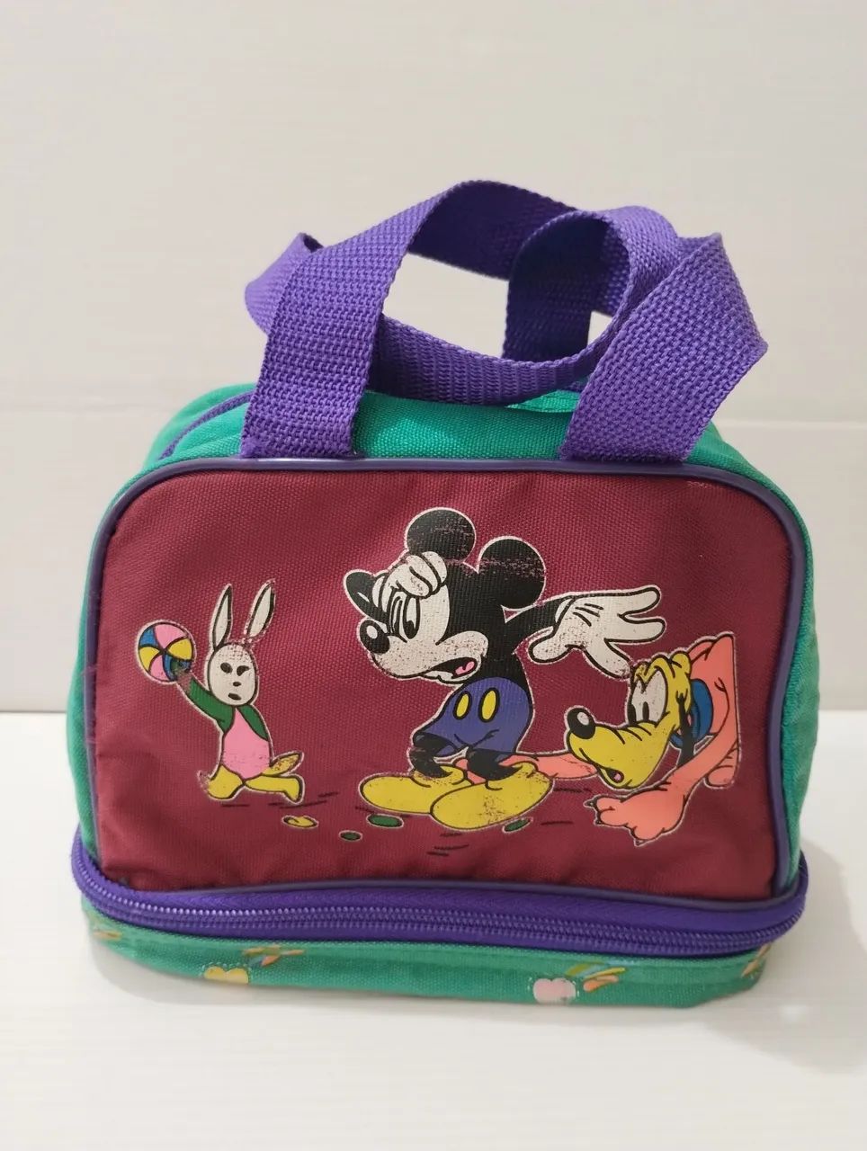 Lancheira Bolsinha Mickey e Pluto - Anos 90/00 - Foto 2