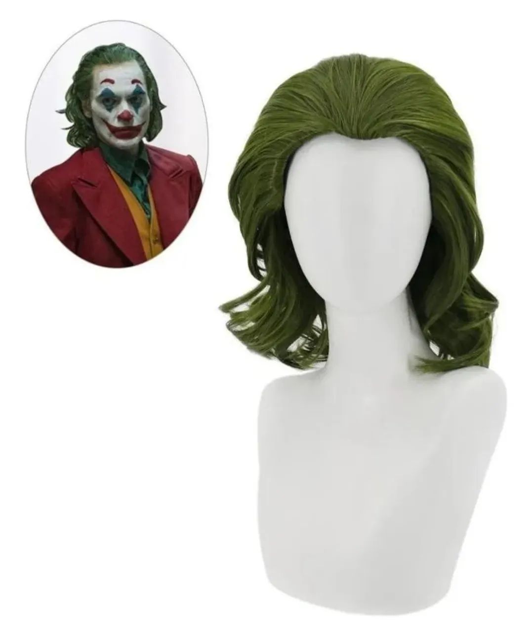 Peruca Coringa Joker Verde