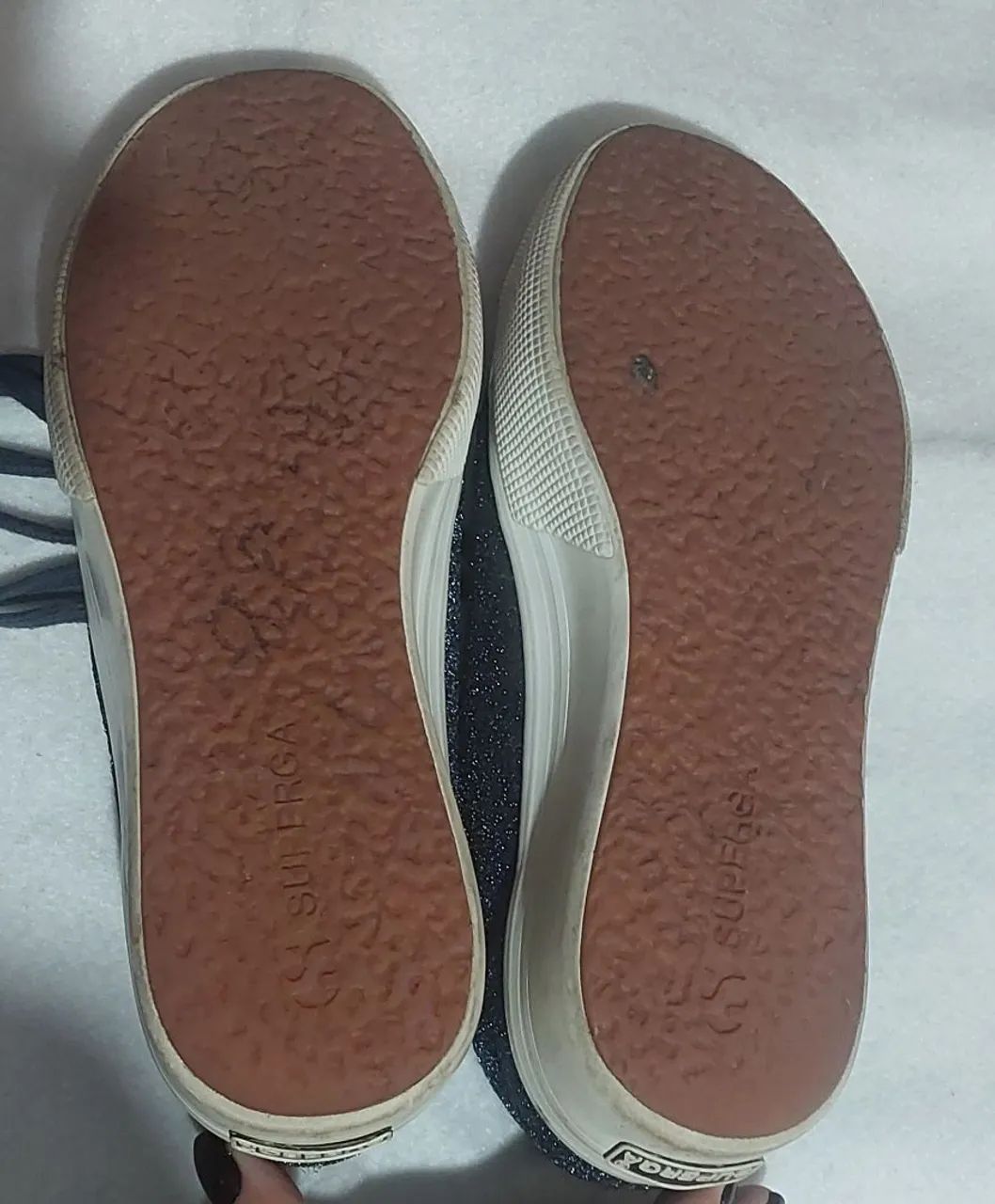 Tenis Superga azul Gliter 35 Lindo - Foto 3