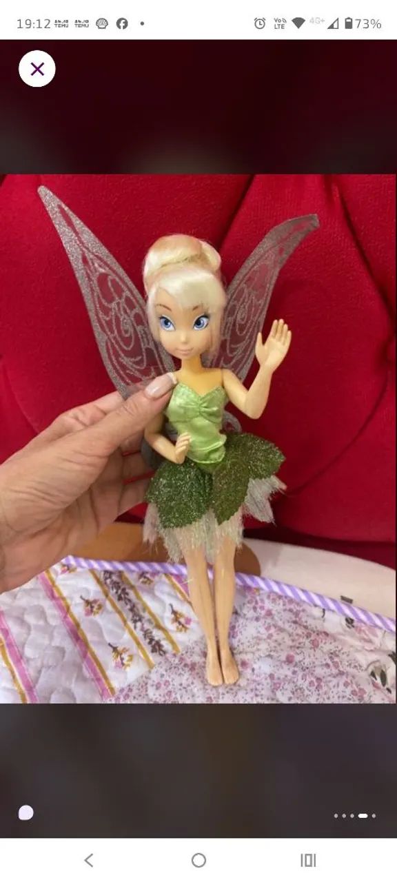 Tinker bell boneca Disney  - Foto 3