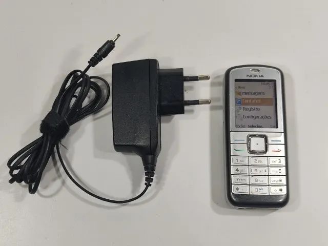 Aparelho Antigo NOKIA 6070 Colecionador Funciona Ere Cinza (Usado)
