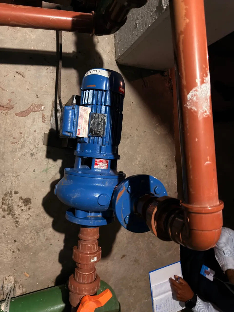 Bomba hidráulica industrial trifásica centrífuga