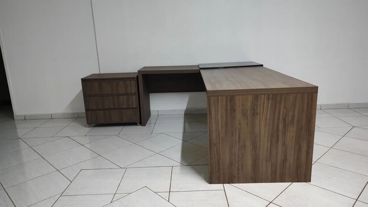 Mesa de escritório 100% MDF - Foto 2