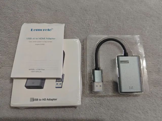 Adaptador USB 3.0 para hdmi Lemorele (estende ou duplica)