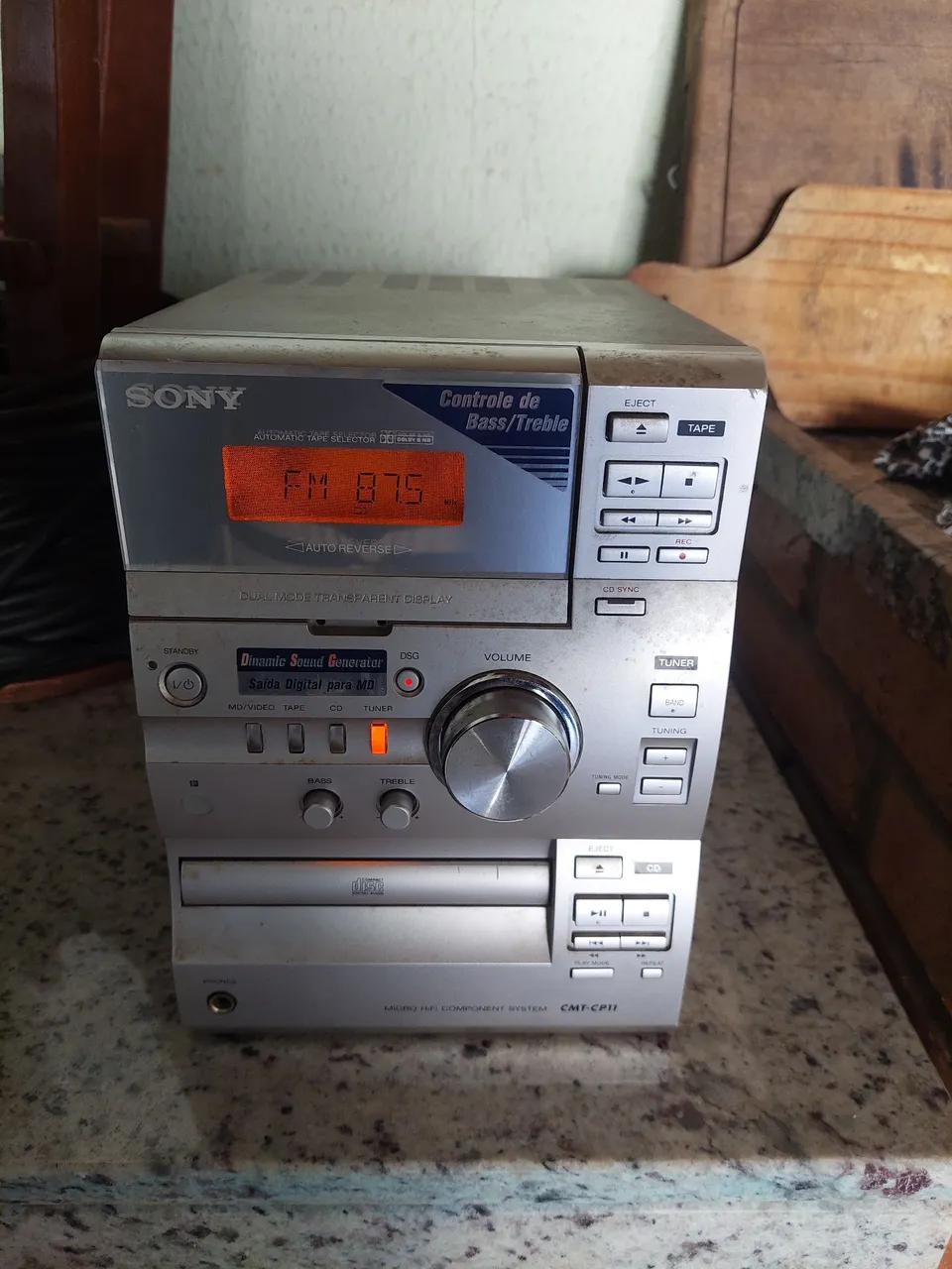 Mini System Sony CMT-CP11 somente a central