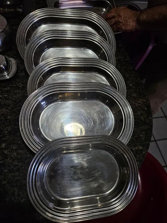 Kit, para servir, em Aço Inox