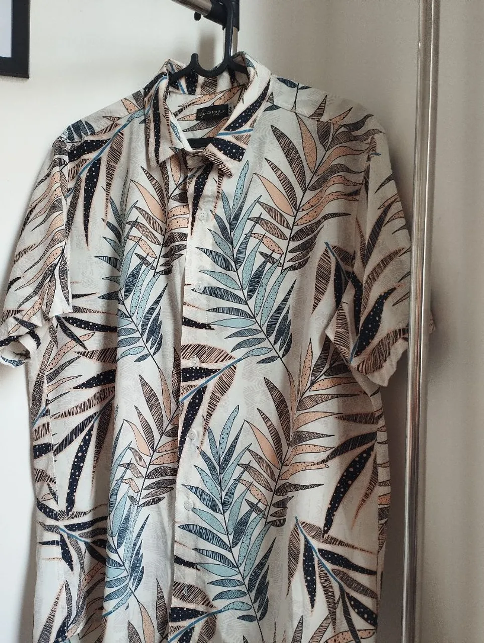 Camisa Floral Manga Curta