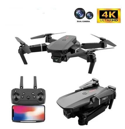 Drone E88 Pro com Câmera Dupla 4k Full Hd Wifi E Gps  - Foto 3