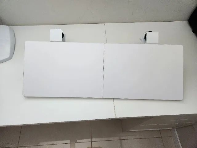 Extensor de mesa dobrável branco - Foto 3