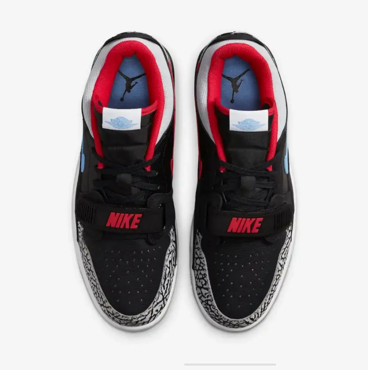 Air Jordan Legacy 312 Low Black Valor Blue - Foto 3