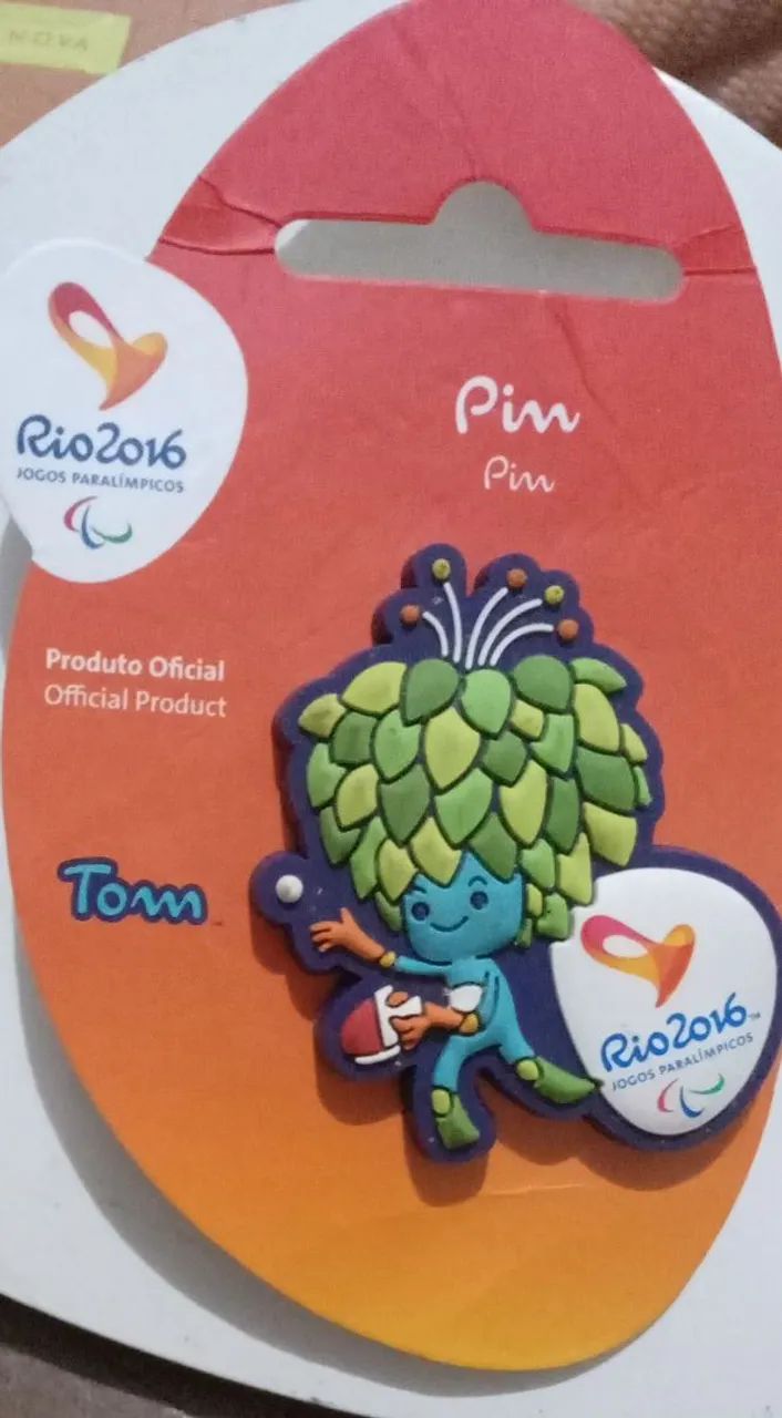 Pin Vinicius e Tom - Rio 2016 - Foto 2