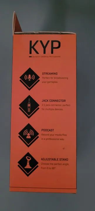 Microfone Gamer Krom Kyp - Dynamic Desktop Microphone - Foto 3