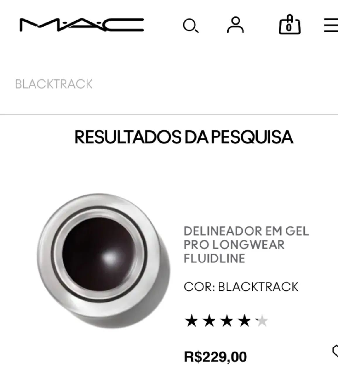 MAC Eyeliner Gel Original - Preto Intenso - Foto 3