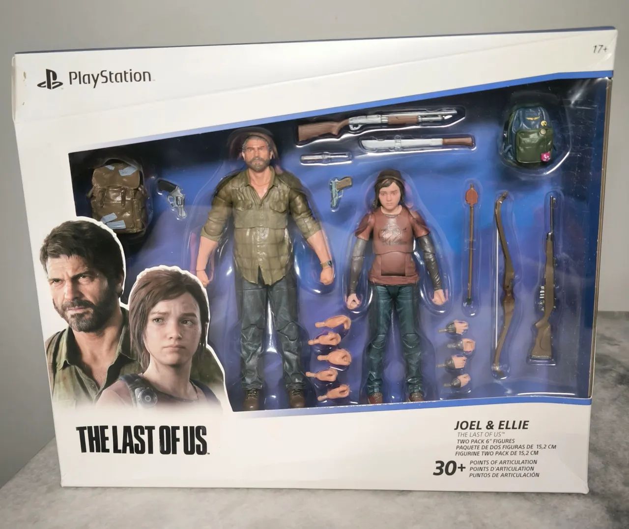 The Last of Us - Joel & Ellie spin master original lacrado 