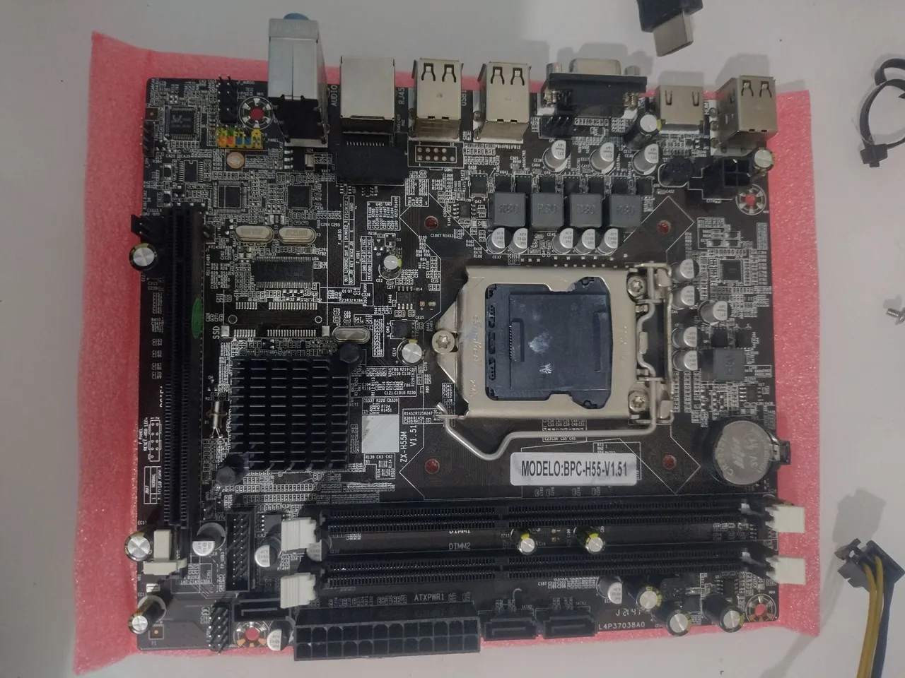 PLACA MÃE DESKTOP 1156 BPC-H55-V1.51