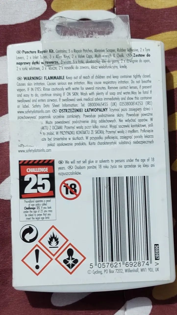 Kit Reparo/conserto De Pneu De Bicicleta/bike 12 Pçs - Ferramenta Certa - Foto 4