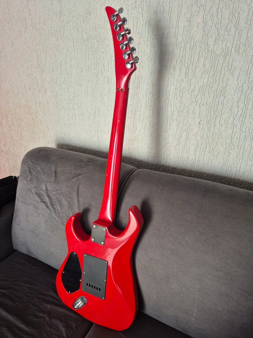 Guitarra Elétrica Vermelha - Foto 3