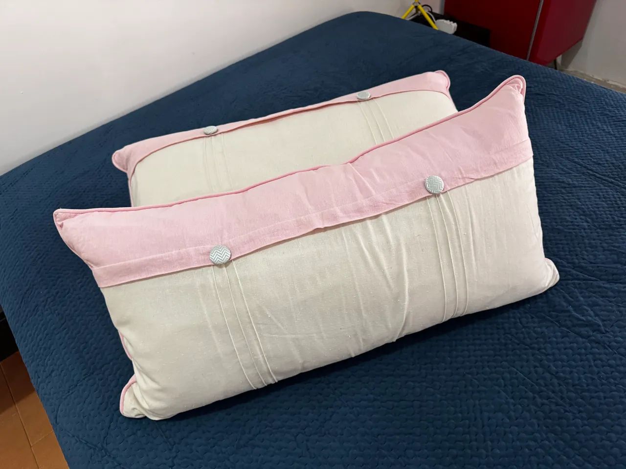 KIT DE ALMOFADAS PREMIUM CATAVENTO EM LINHO PARA QUARTO DE BEBÊ  - Foto 2
