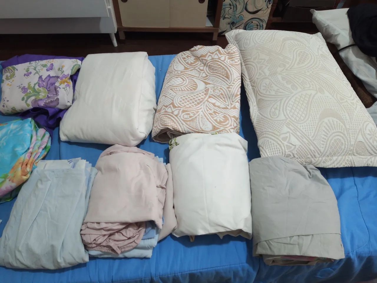 Lote de roupas de cama solteiro 