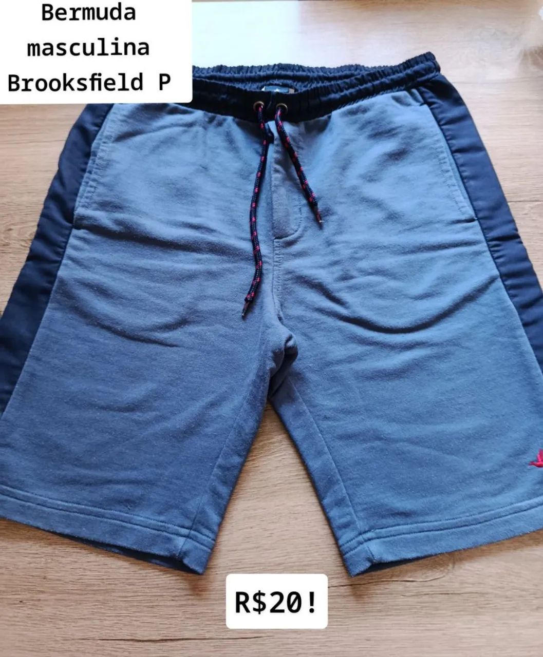 Bermuda Masculina Brooksfield P - R$20!