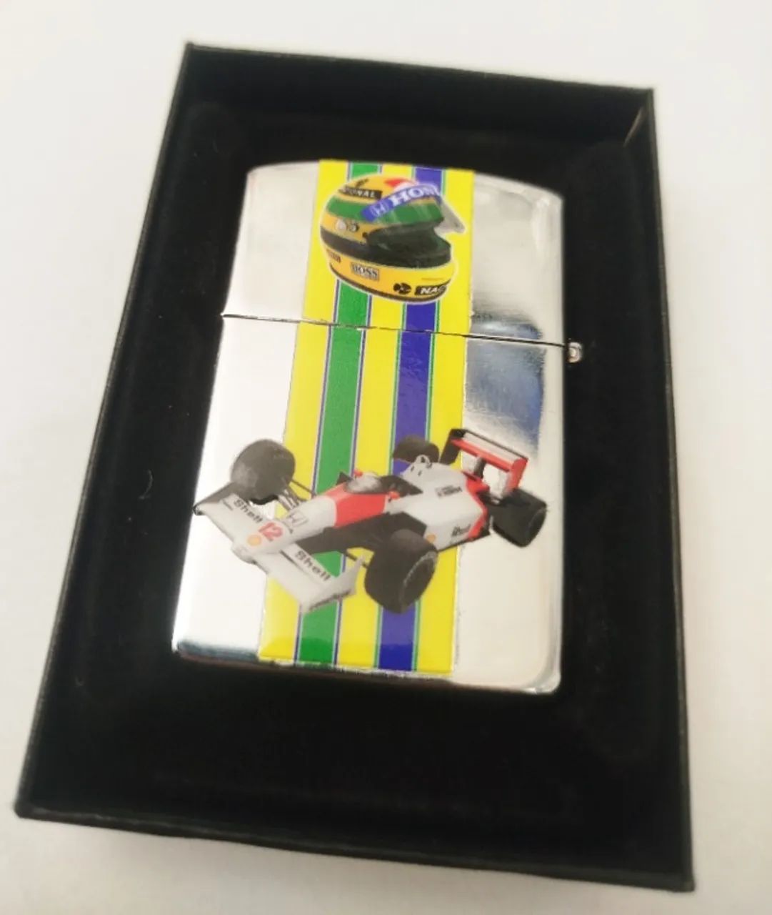  Isqueiro Não é Zippo Ayrton Senna Fórmula 1 - Foto 5